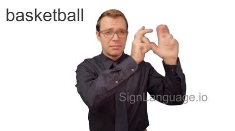 How to Sign Basketball in ASL